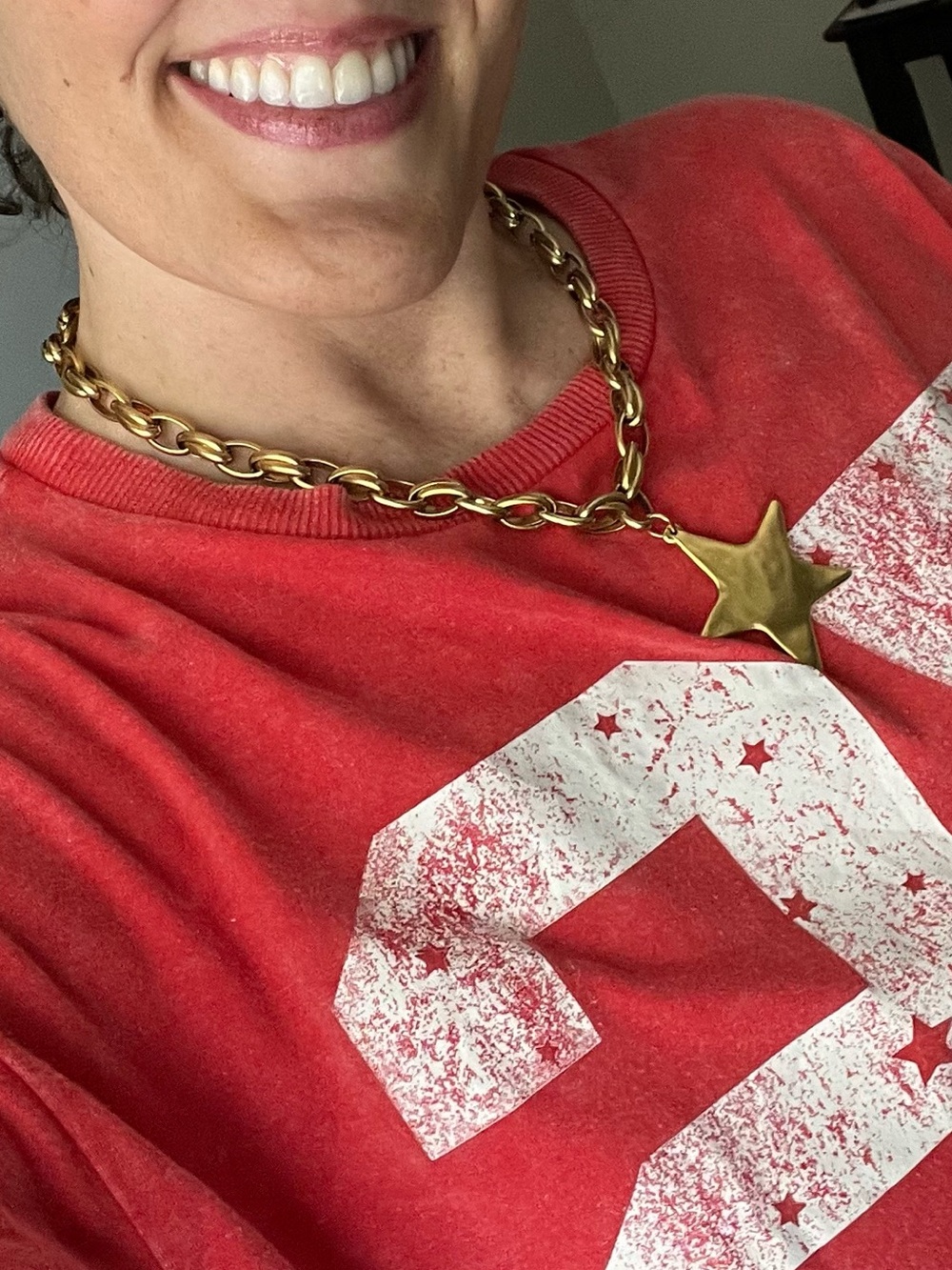 BRACHA Gold Starshine necklace 17in version - Picture 2 of 2